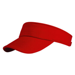 Sun visor cap with velcro back closure